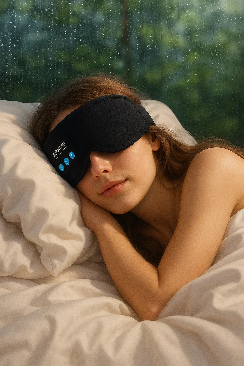 NoiZen Sleep– Auriculares con antifaz para dormir profundamente, aliviar la percepción del Tinnitus y reducir el ruido ambiental.